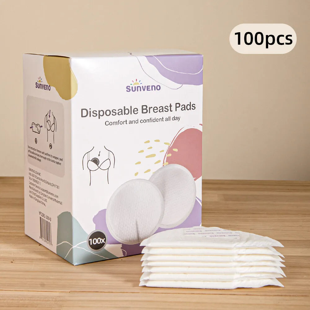60/100pcs Disposable Nursing Pads,Breast Pads for Breastfeeding,Thin,Absorbent,Breastfeeding Essentials