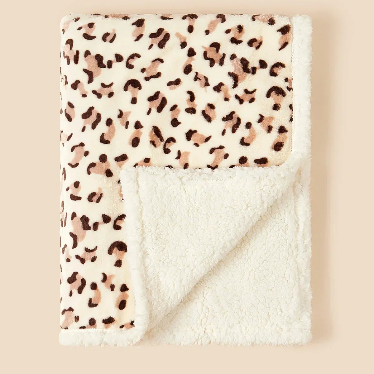 Winter Baby Blanket Swaddle Wrap Flannel Lamb Fleece Warm Quilt for Newborn Bedding Soft Baby Stroller Blanket for Newborn