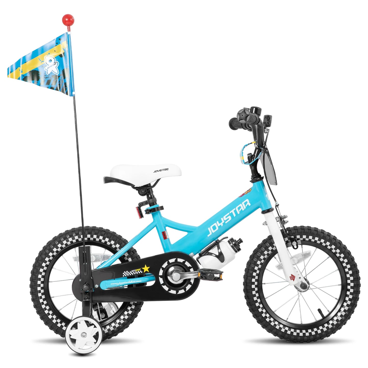 JOYSTAR Little Daisy Kids Bike for Girls Ages 2-7 Years, Bikes with Doll Bike Seat & Streamers,Bikes with Flag & Number Plate