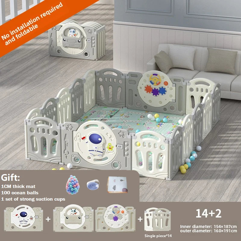 Indoor Baby Playpen with Basketball Hoop,Portable Large Kids Toddler Playpen Basketball Hoop,Kids Activity Playpen with Hoop,
