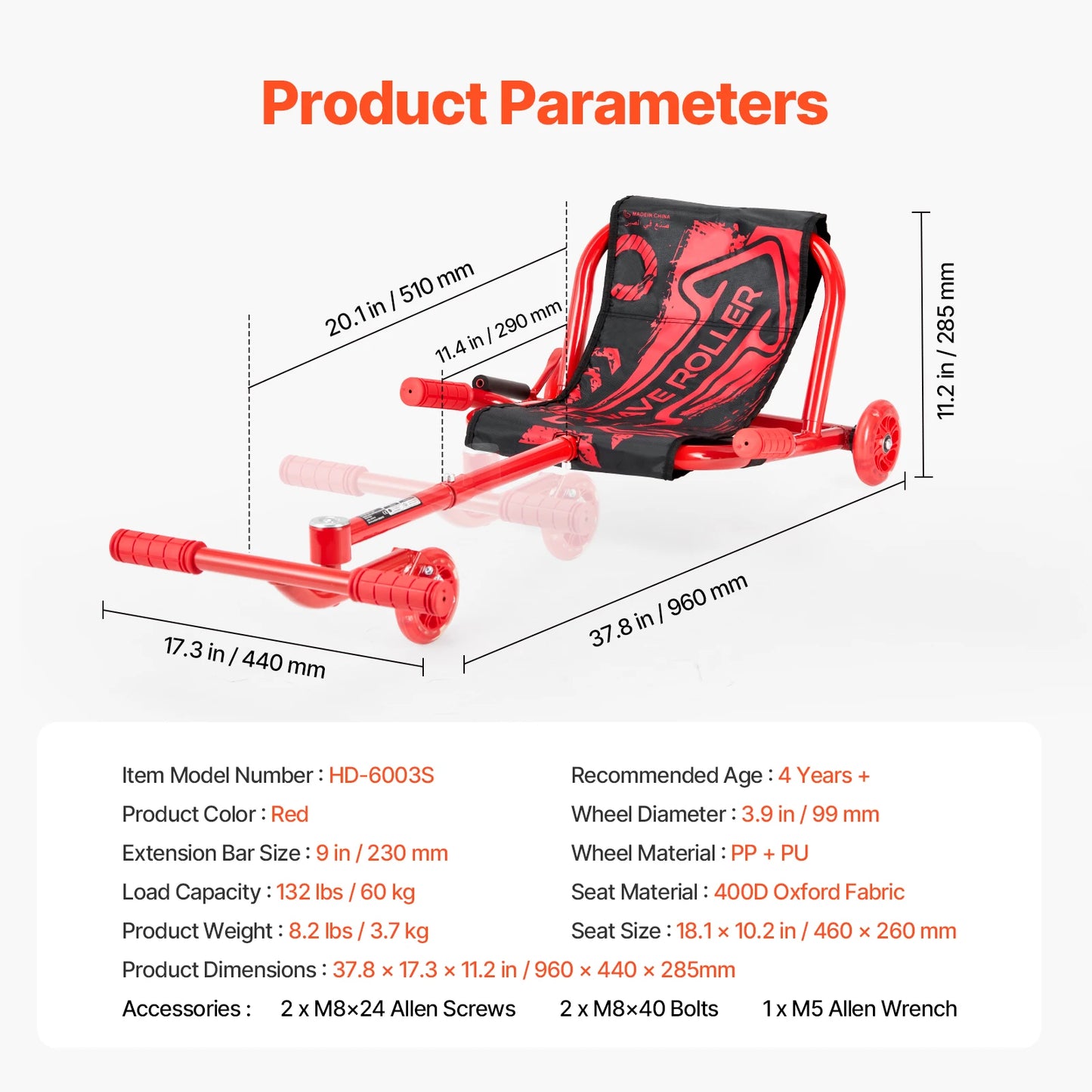 132/198lbs Kids Ride on Scooter Swing Side-to-Side Powered by Zig-Zag Motion Drifting Outdoor Sport Toys for Children
