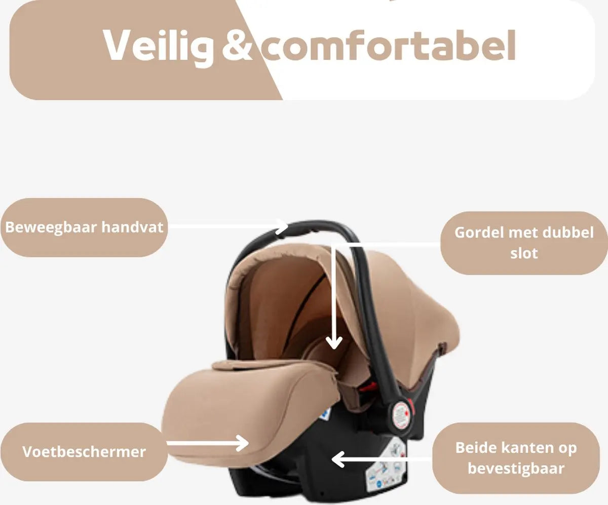 2-in-1 High View Stroller With Safety Seat, Cradle Mode, Foldable Shockproof Stroller With Reversible Seat - Toddler Stroller Fo
