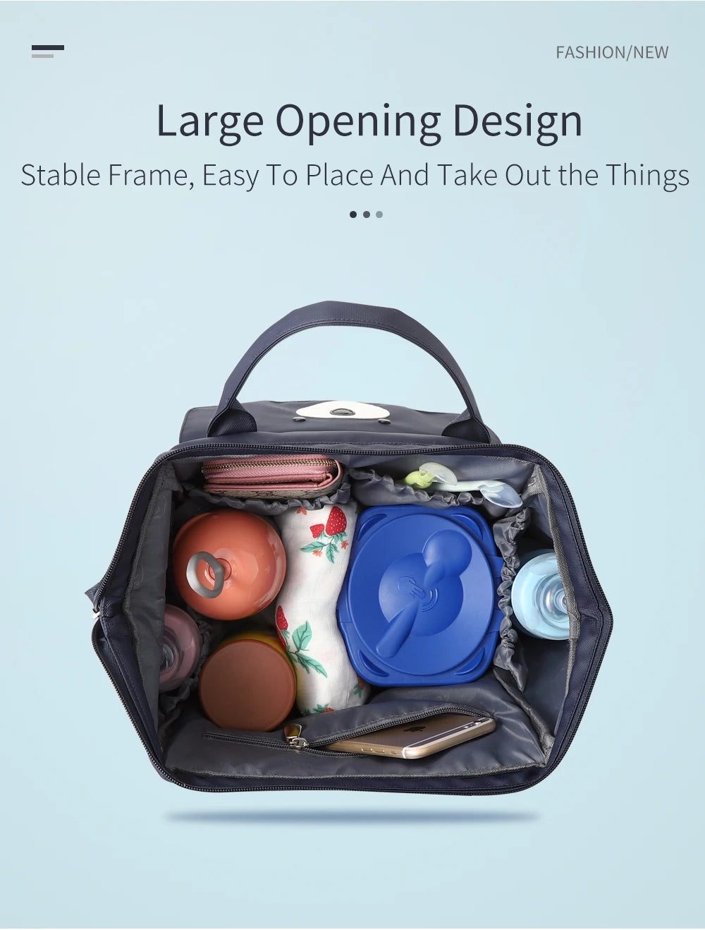 Waterproof Mummy Diaper Backpack Cartoon Design Mother Maternity Nappy Travel Bag Large Capacity Baby Care Nursing Stroller Bags