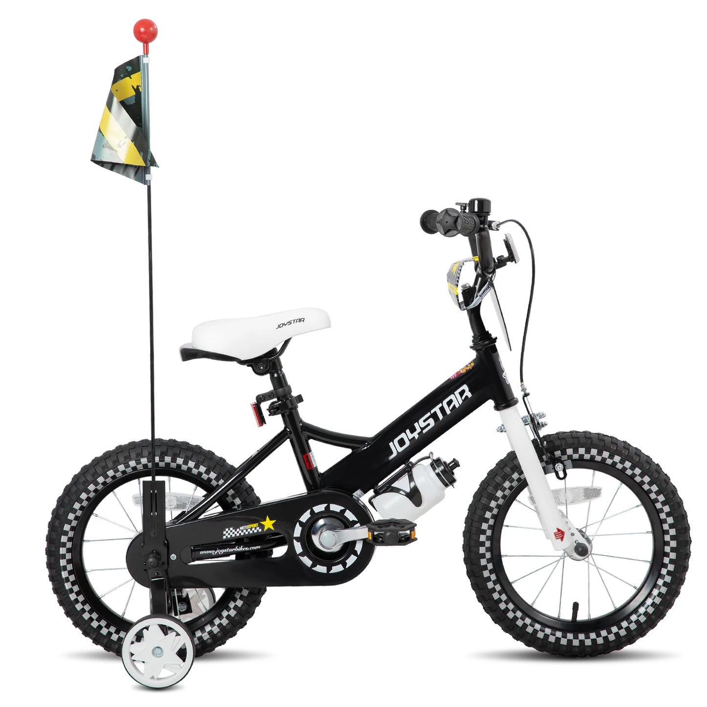Little Daisy Kids Bike for Girls Ages 2-7 Years,  Bikes with Doll Bike Seat & Streamers, Bikes with Flag & Number Plate