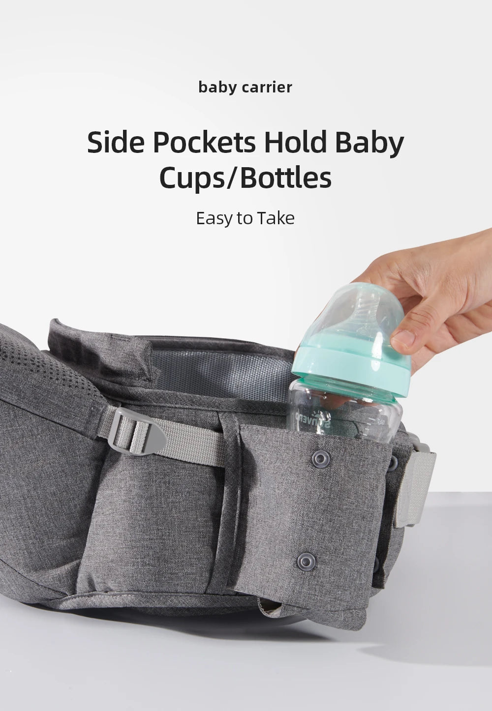 New One Shoulder Baby Carrier Effortless Convenient Adjustable Detachable Baby Carrier High Quality Baby Accessories