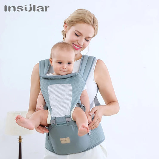 Baby Carrier Front Facing Hipseat Kangaroo Ergonomic Baby Sling Carriers for Newborn Toddler Kids Loading Bear