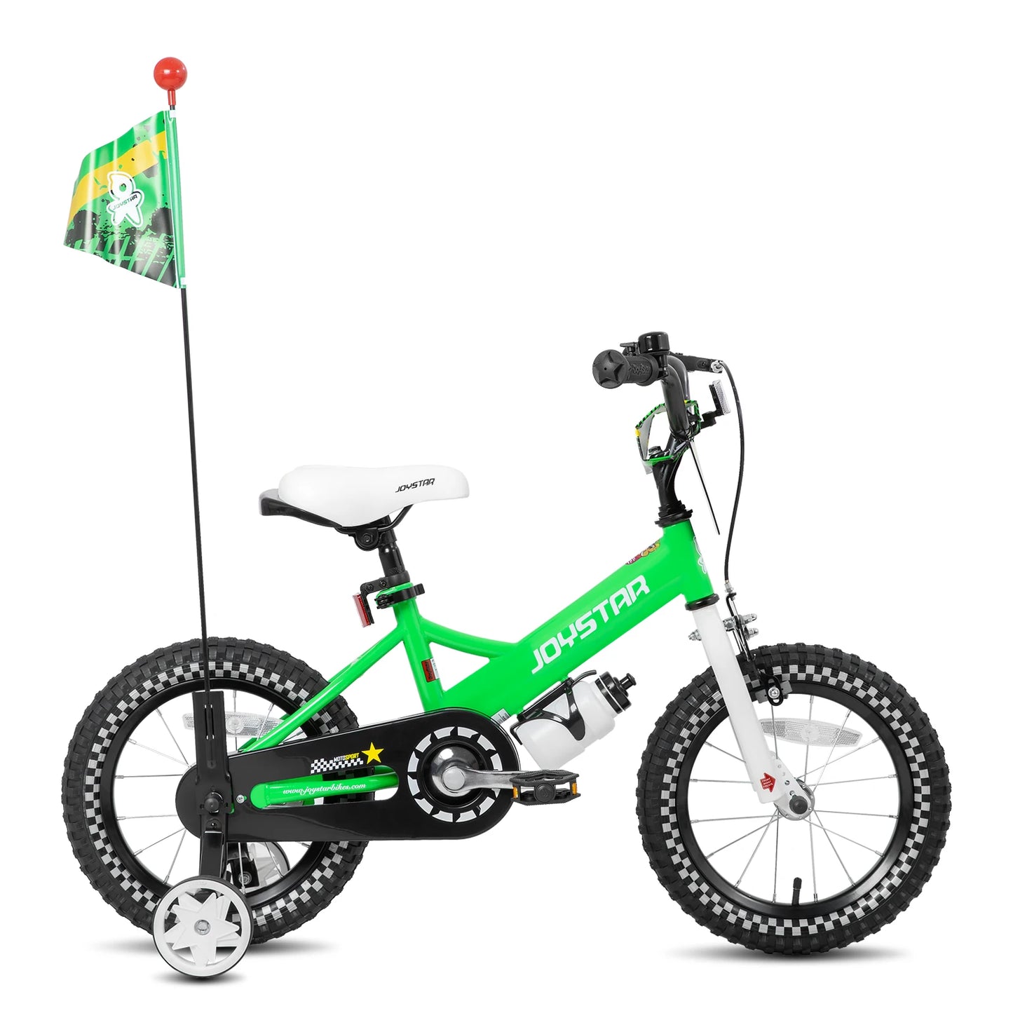 Little Daisy Kids Bike for Girls Ages 2-7 Years,  Bikes with Doll Bike Seat & Streamers, Bikes with Flag & Number Plate