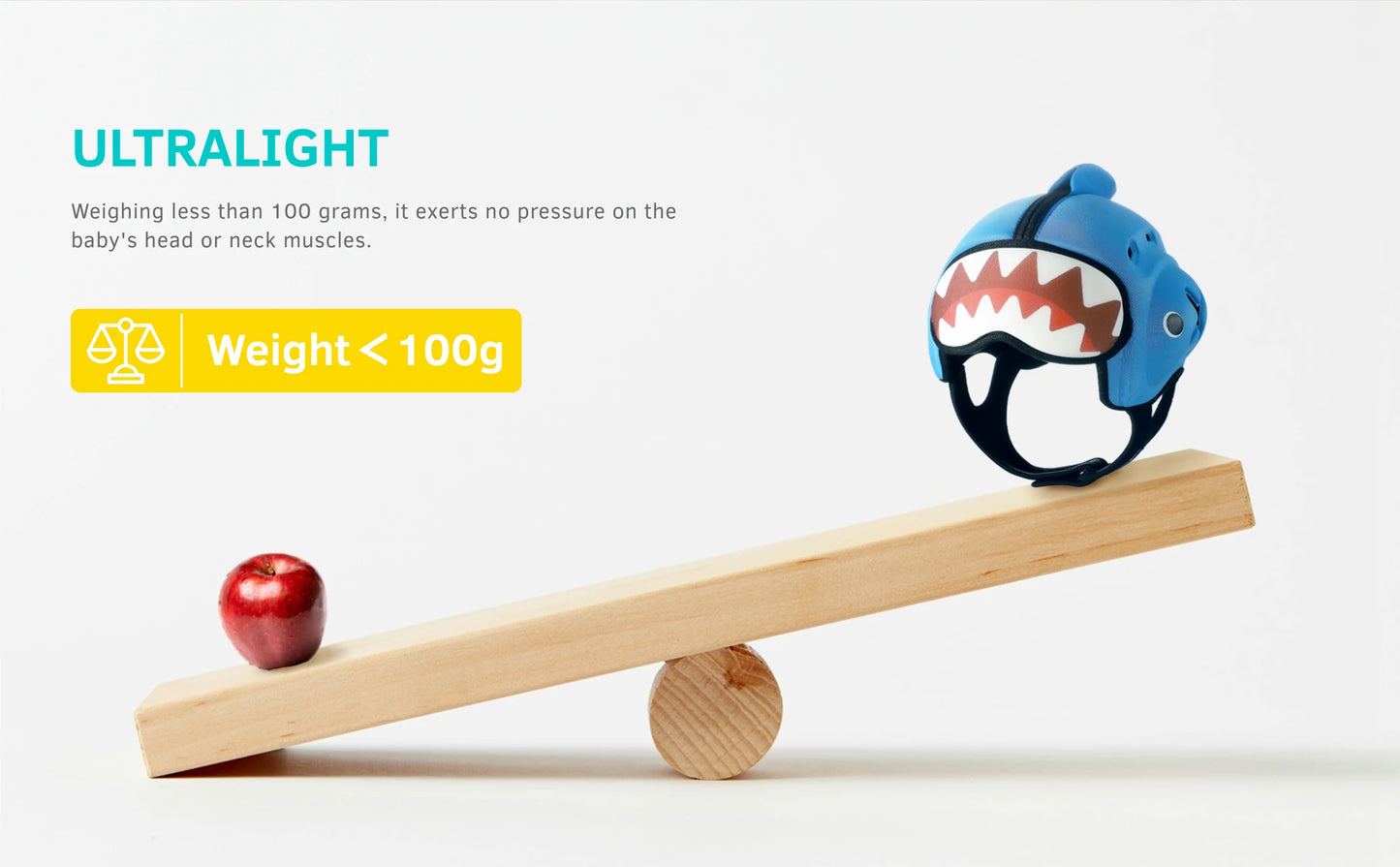 Baby Safety Helmet for Crawling & Walking, Ultra Lightweight Adjustable Infant Head Protector.