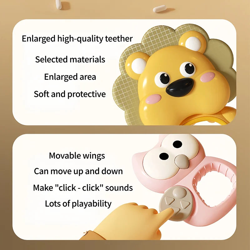 360° Penguin Musical Projection Baby Crib Mobile Rotating Soft Light Bed Bell Toy Four Speed Timming Infant Rattle Bedside Gift