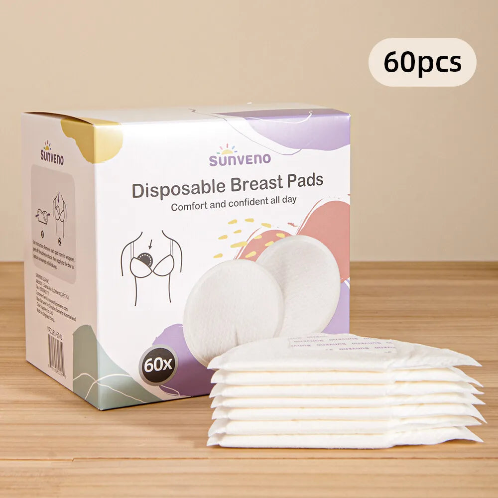 60/100pcs Disposable Nursing Pads,Breast Pads for Breastfeeding,Thin,Absorbent,Breastfeeding Essentials