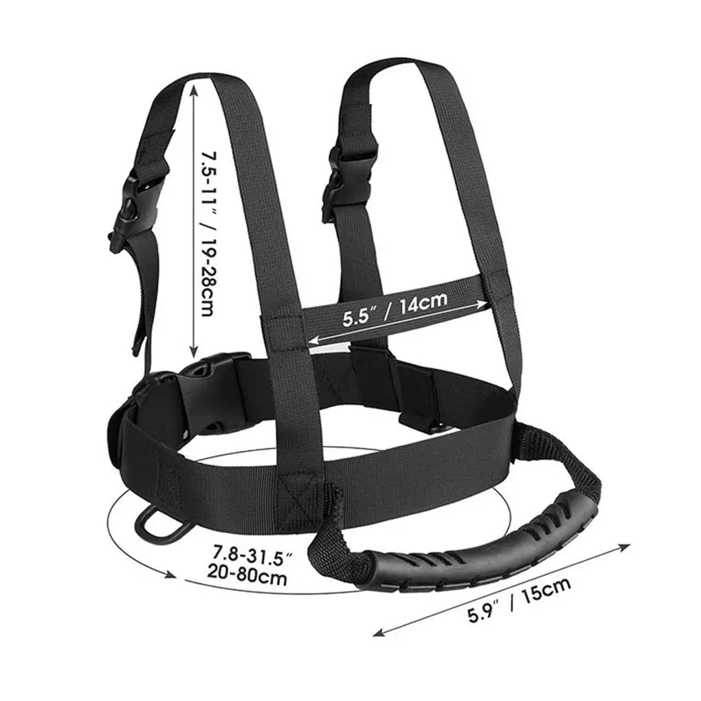 Children Skiing Safety Harness Adjustable Leashes For Control Beginner As Children Go Down Hill orange