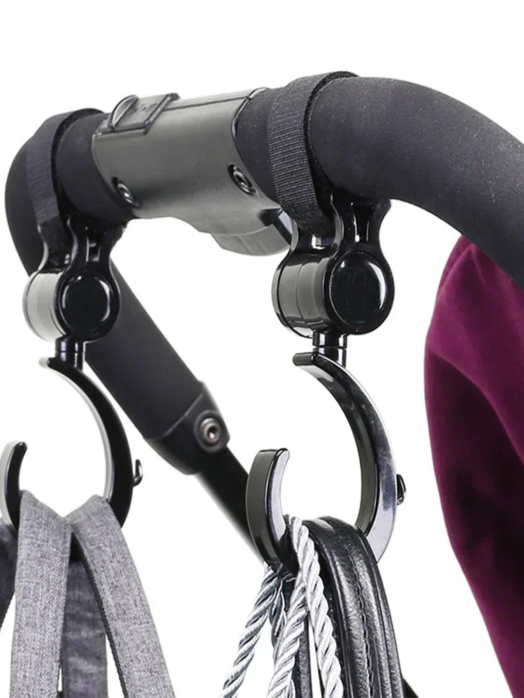 2PCS Pram Hook Baby Stroller Accessories Shopping Prop Multi Purpose Baby Stroller Hook Multi Purpose Shopping