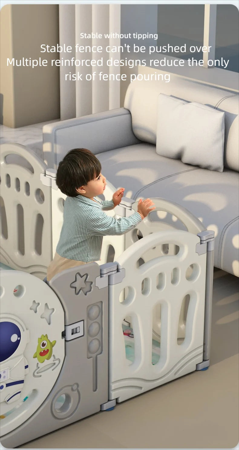 Indoor Baby Playpen with Basketball Hoop,Portable Large Kids Toddler Playpen Basketball Hoop,Kids Activity Playpen with Hoop,