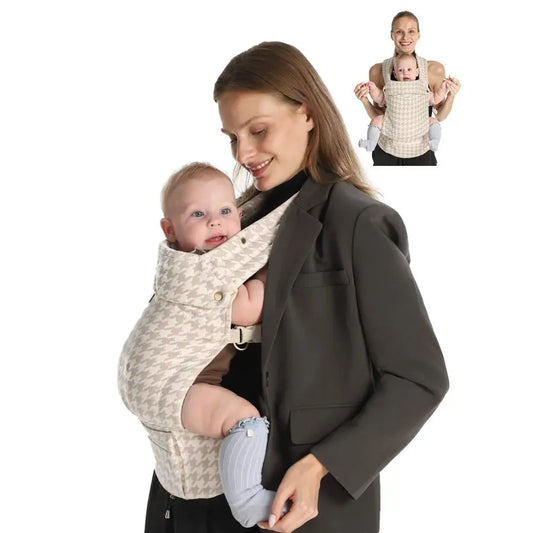 Baby Carrier Newborn to Toddler, Lightweight Ergonomic 744 lbs Newborn Carrier with Head Support, Easy to Wear Hands Free Infant
