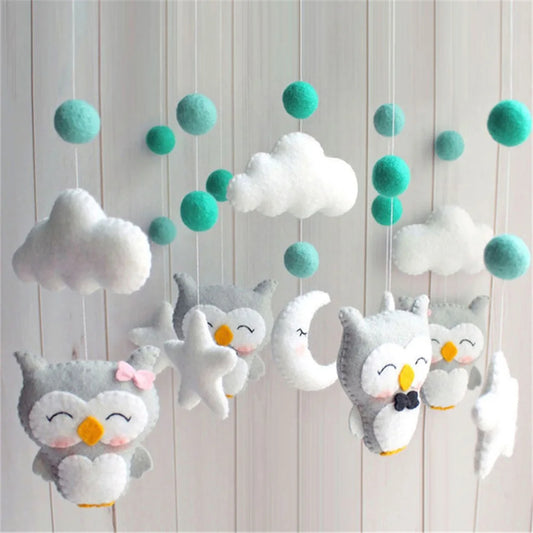 Baby Mobile Rattles Toys Baby Toys 0-12 Months Carousel Crib Holder Baby Mobile To Bed Bed Bell Mom Handmade Toys for Newborns