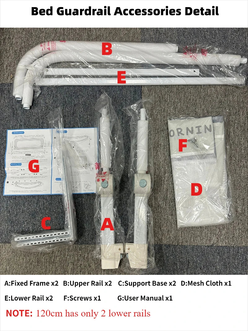 Bed Guardrail Anti Fall Baby Safety Bed Barrier Portable Crib Cover Adjustable Bed Rail Guard Bedroom Crib Bumpers