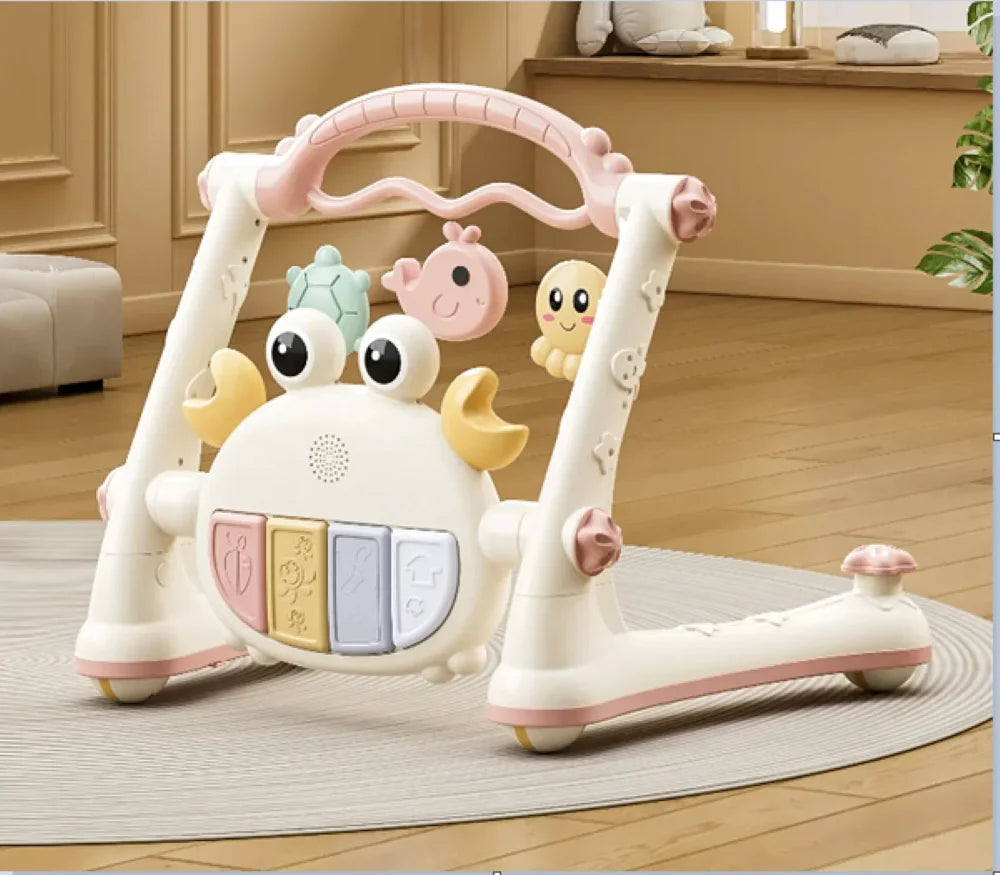 Baby Activity Gym with Kick Piano & Walker – Suitable for 0-6 Months to 1 Year