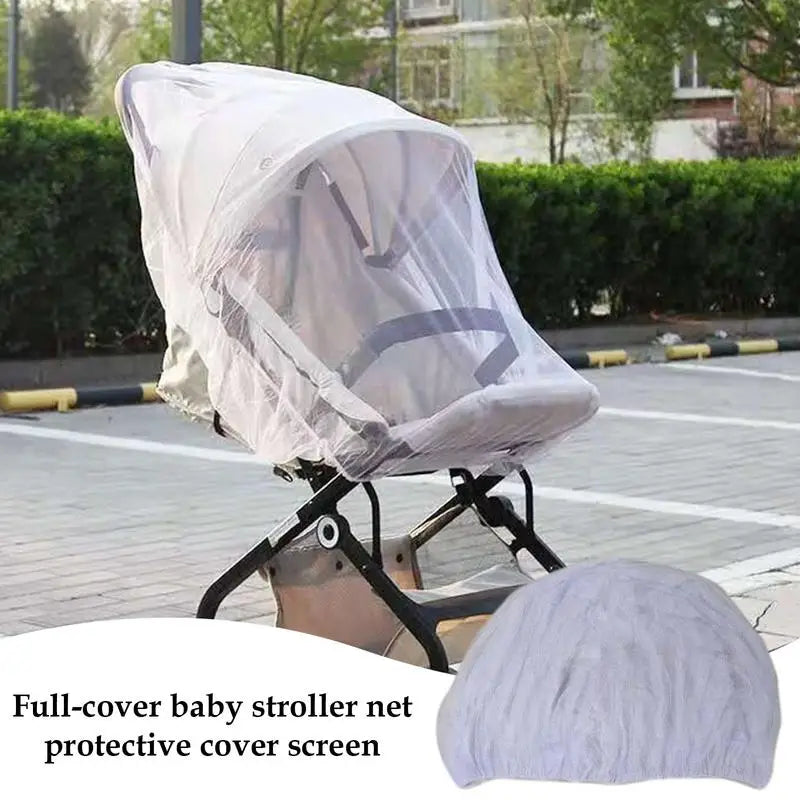 Mesh Net For Stroller Strollers Cribs Fine Holes Net Fly Barrier Elastic Soft Baby Crib Netting Cover Protection For Family