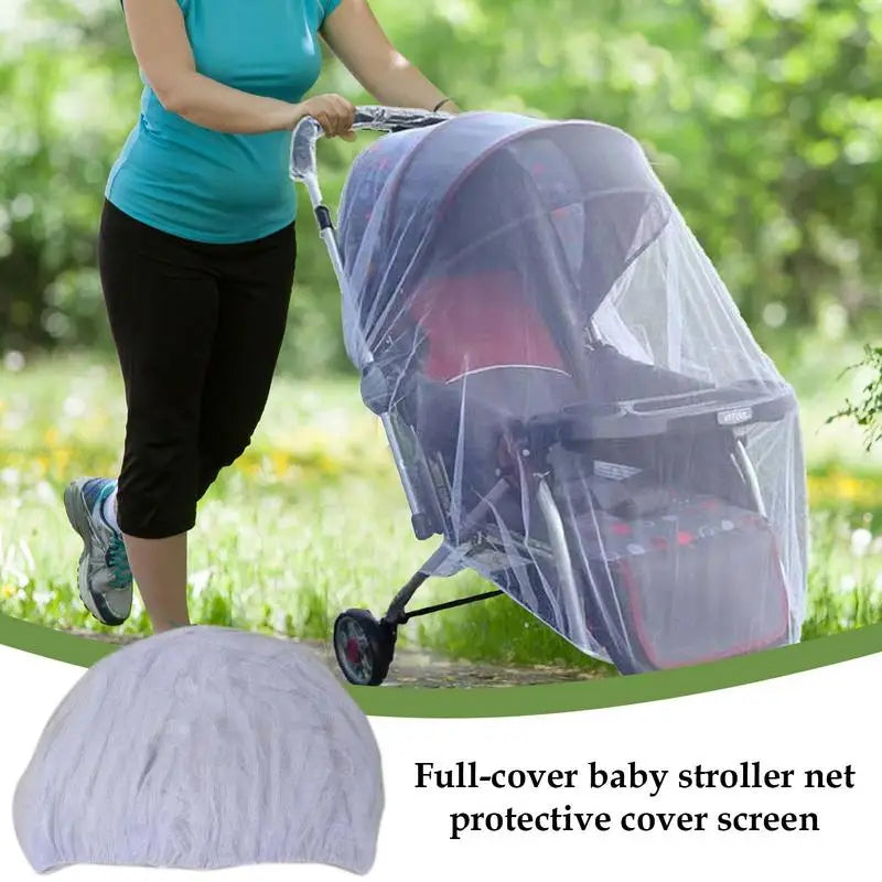 Mesh Net For Stroller Strollers Cribs Fine Holes Net Fly Barrier Elastic Soft Baby Crib Netting Cover Protection For Family
