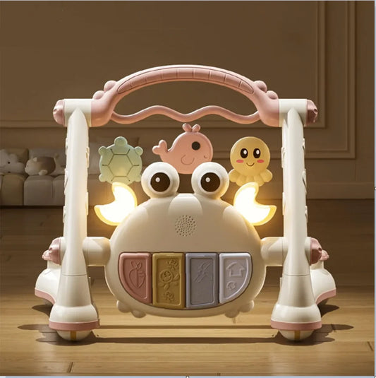 Baby Activity Gym with Kick Piano & Walker – Suitable for 0-6 Months to 1 Year