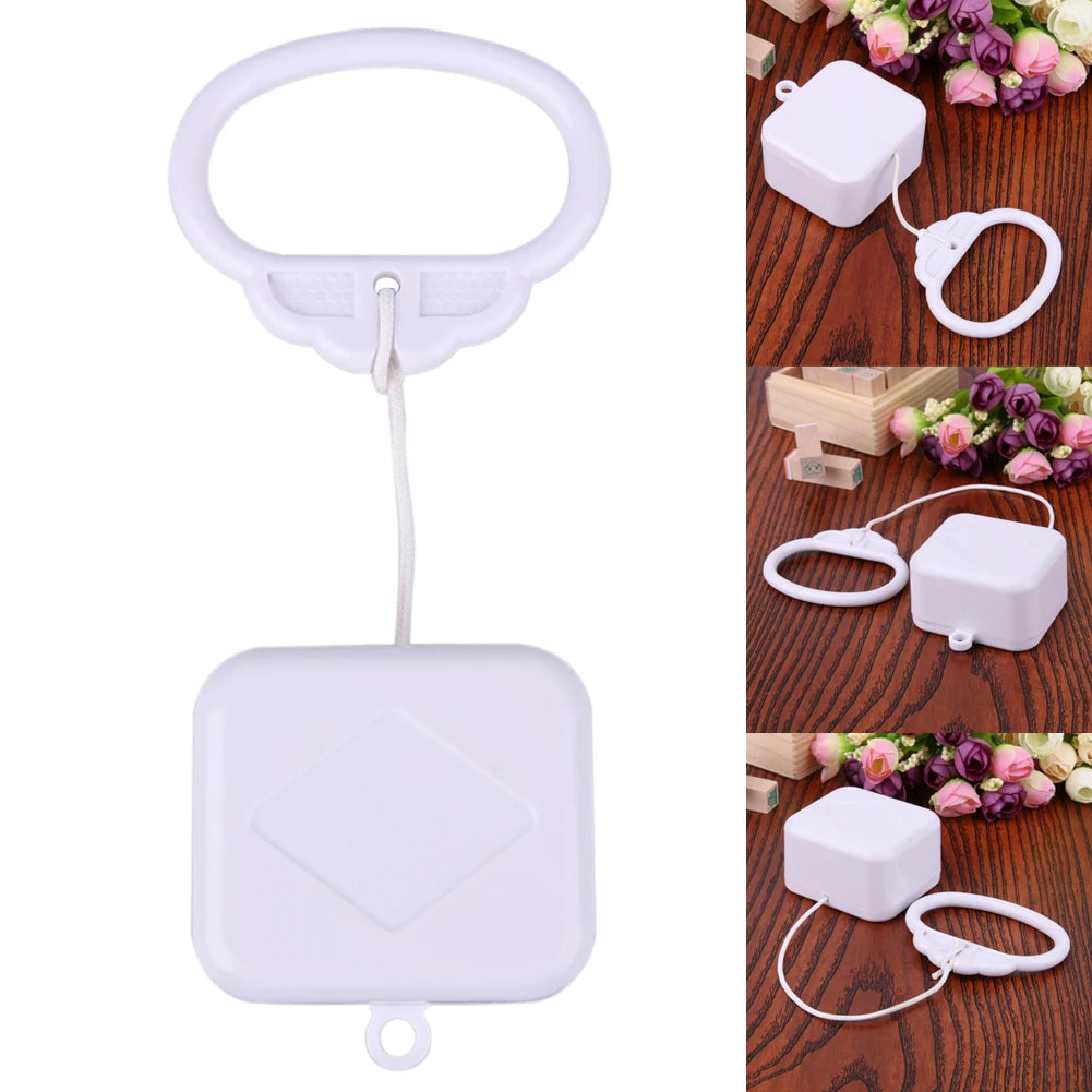 1-5Pcs Pull Ring Music Box Plastic Pull String Clockwork Cord Music Box Baby Infant Kids Bed Bell Rattle Toy Baby Rattles Gift